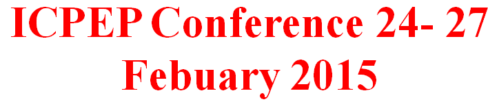 ICPEP 5 24-27 February 2015 ICPEP 5 24-27 February 2015