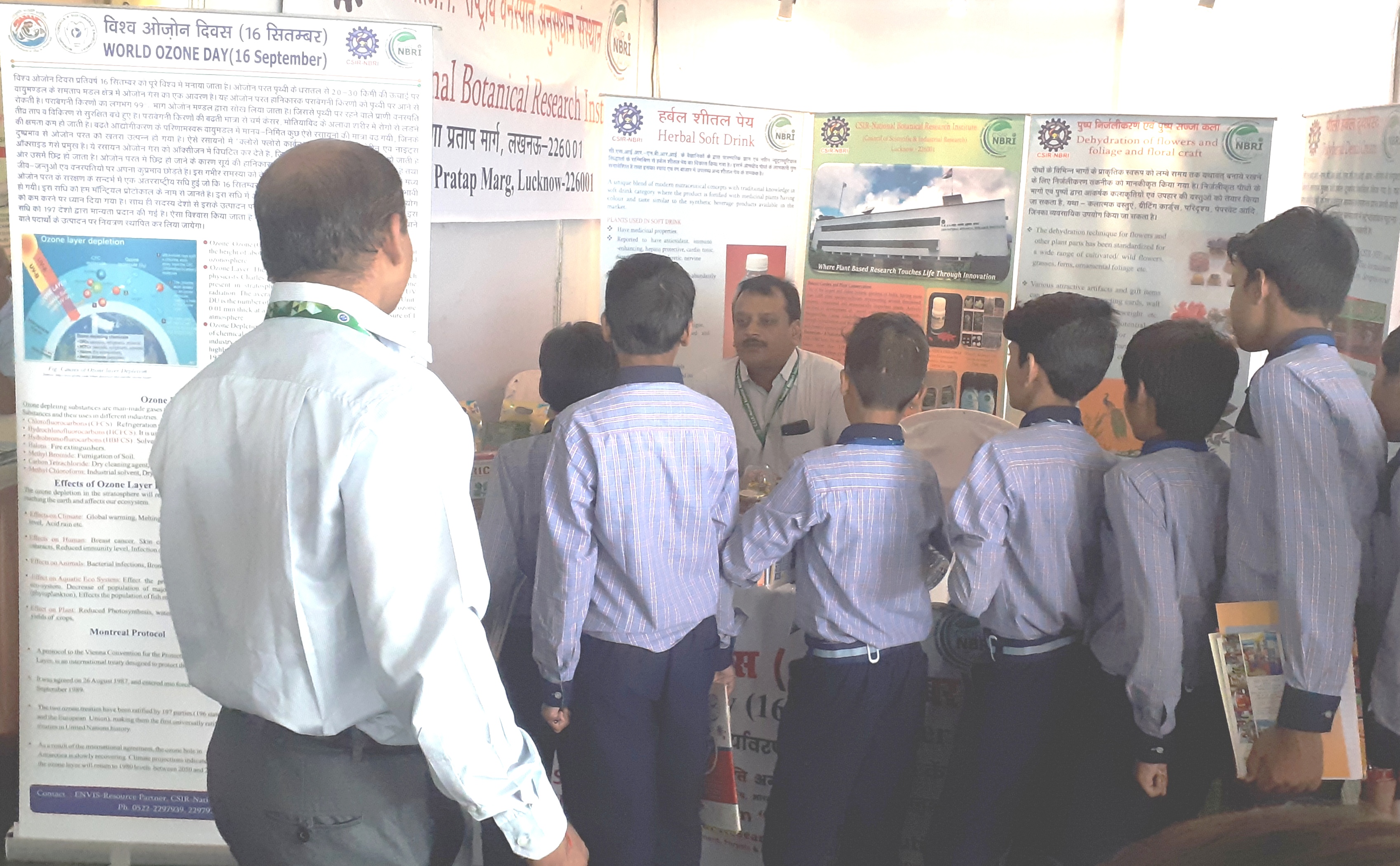 ENVIS-RP-NBRI Celebrated “World Ozone Day-2019” at Bhopal Vigyan Mela-2019