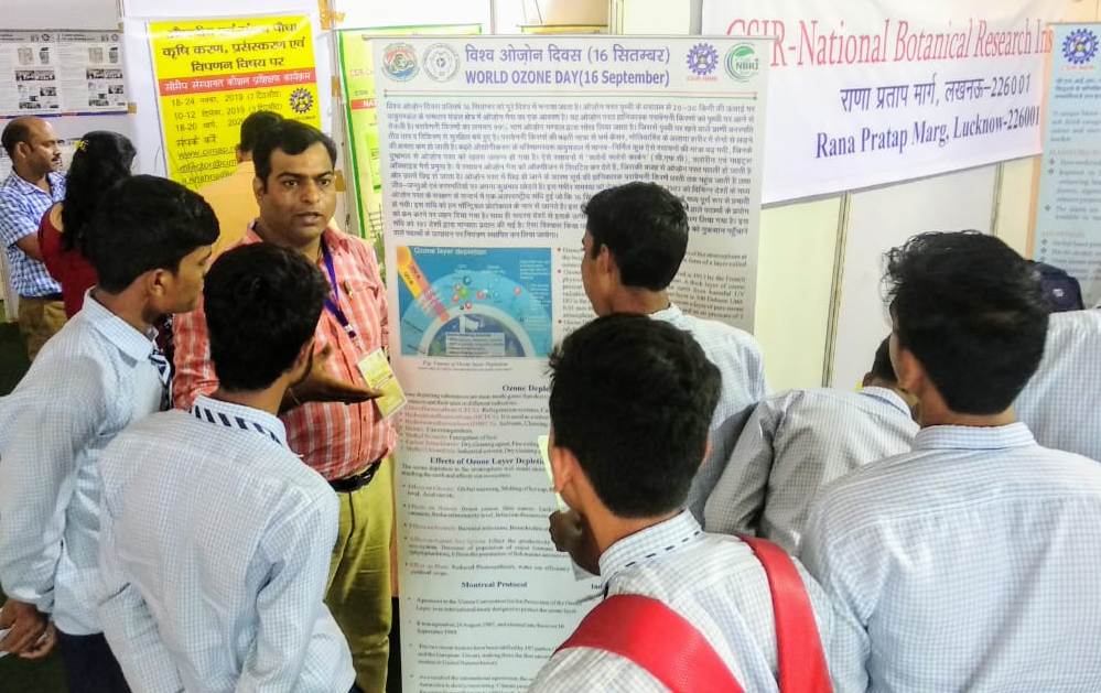 ENVIS-RP-NBRI Celebrated “World Ozone Day-2019” at Bhopal Vigyan Mela-2019