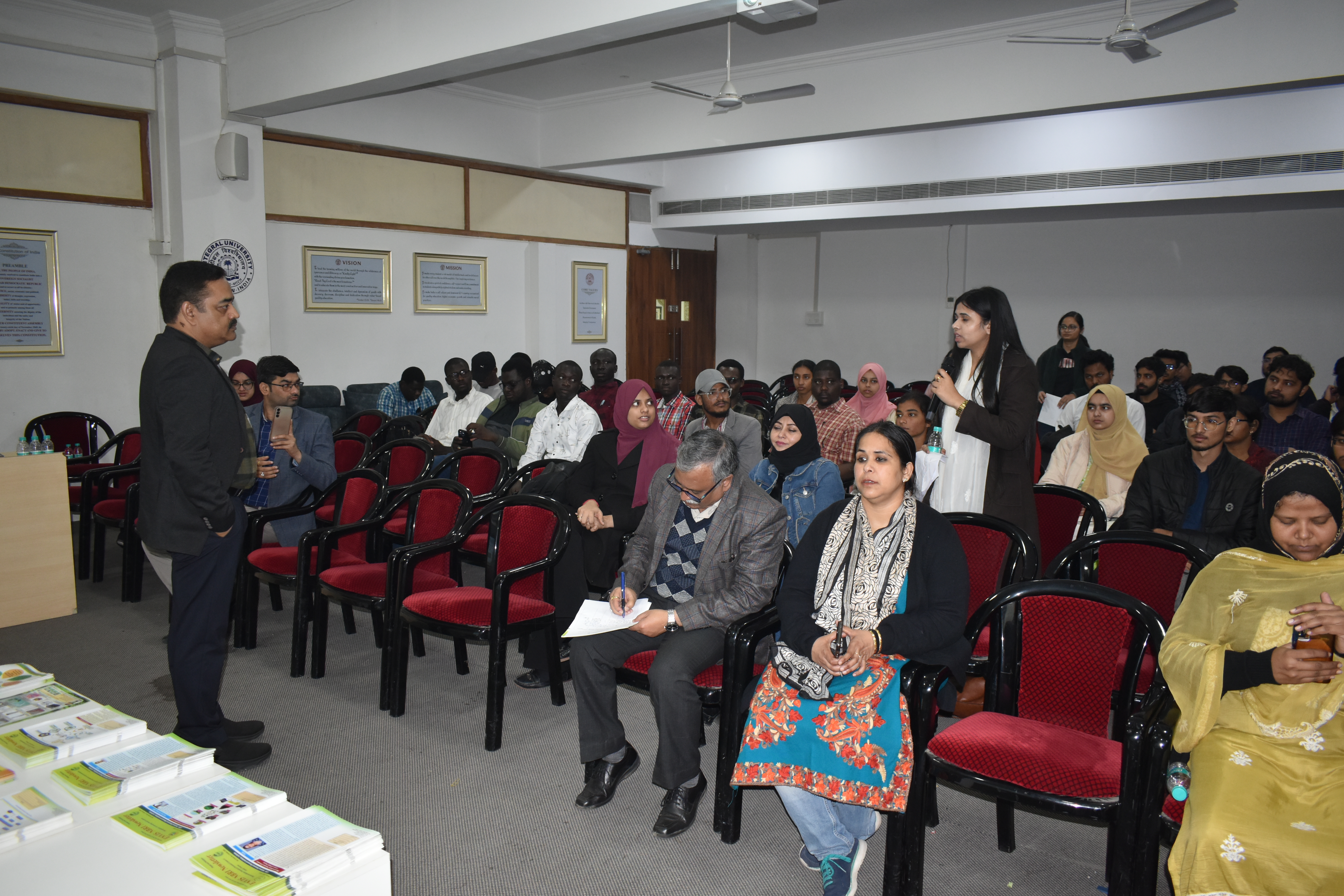 Session on Plants and Pollution among the students of Integral University