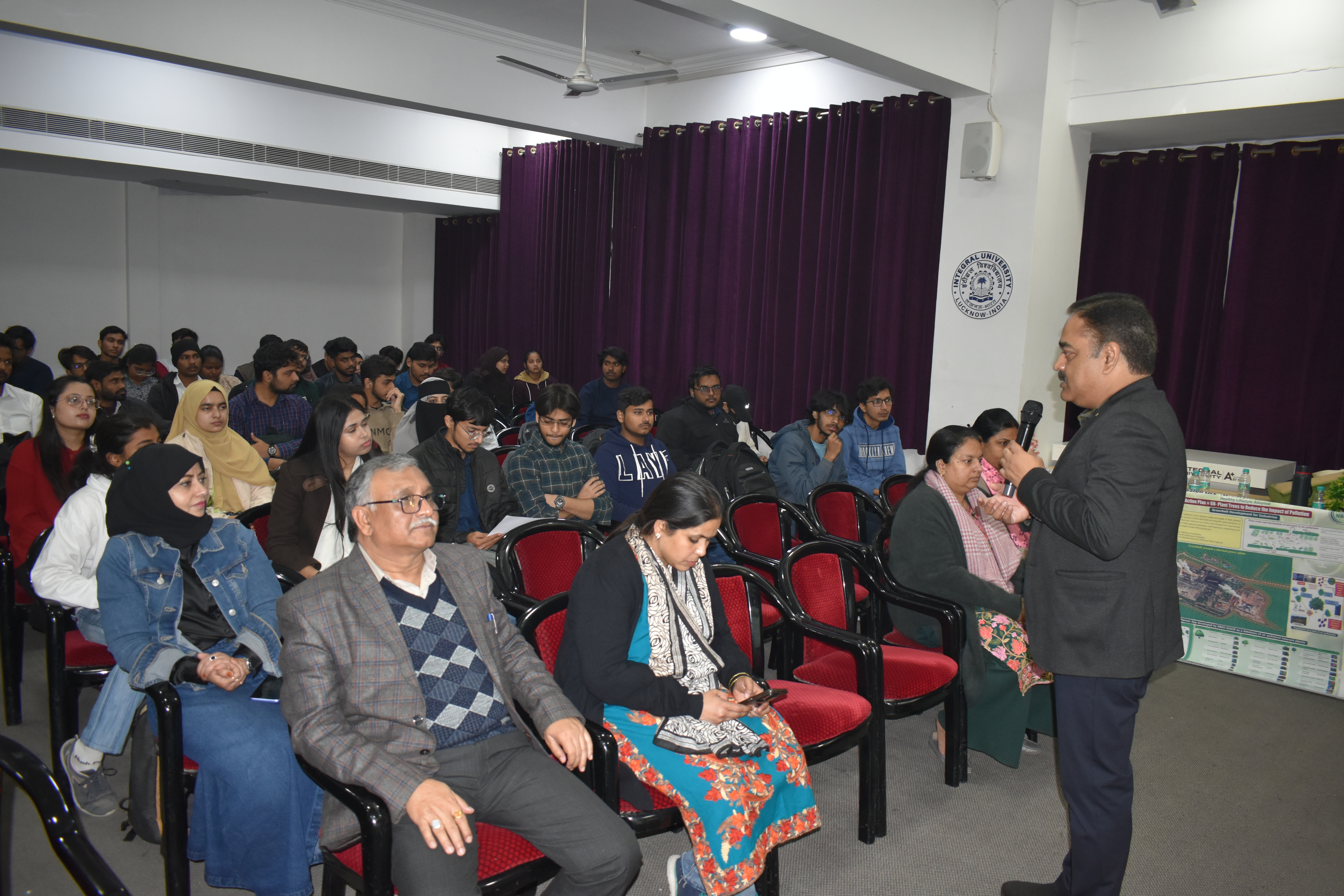 Session on Plants and Pollution among the students of Integral University