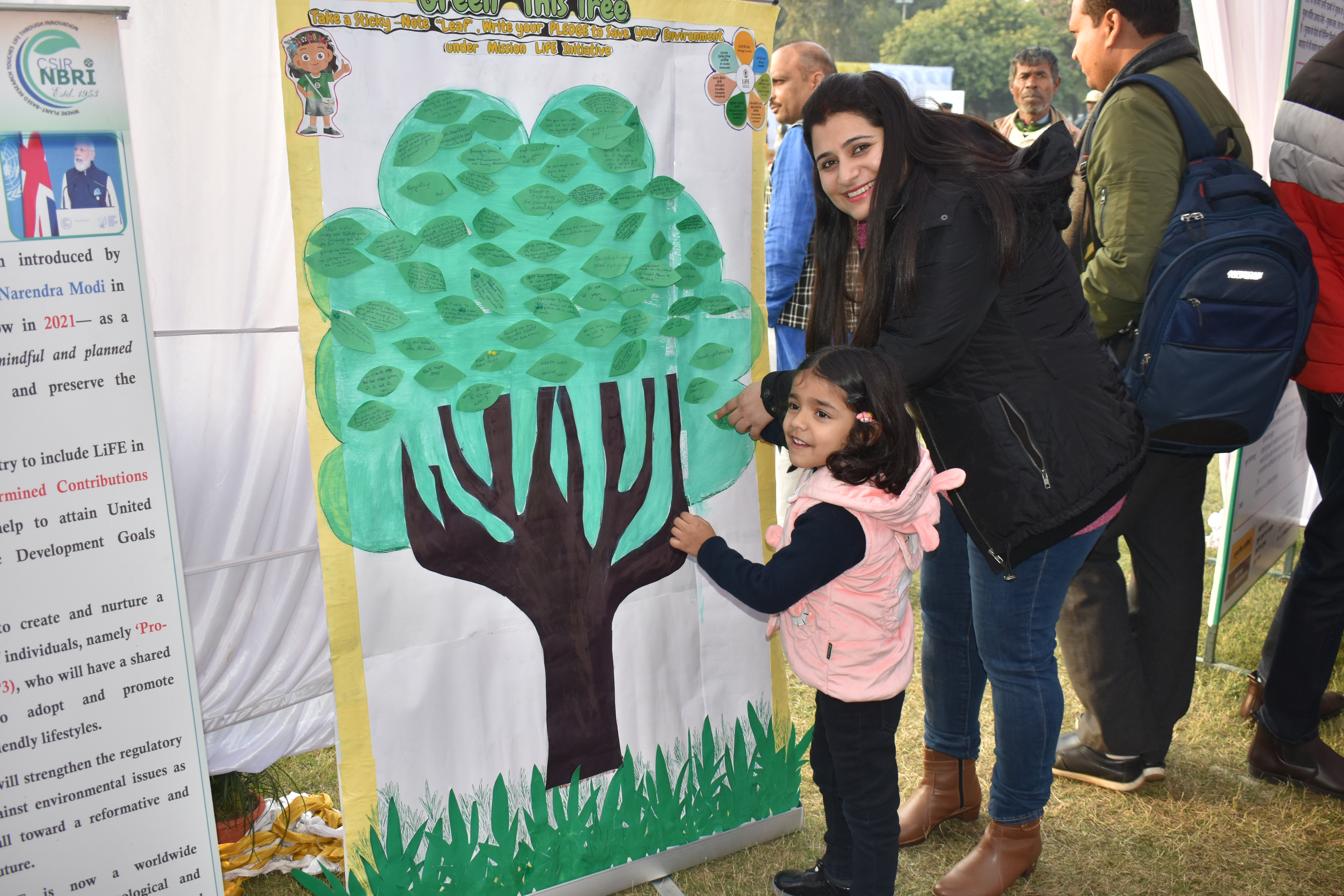 NBRI-EIACP-PC-RP stall at Rose &  Gladiolus flower show 