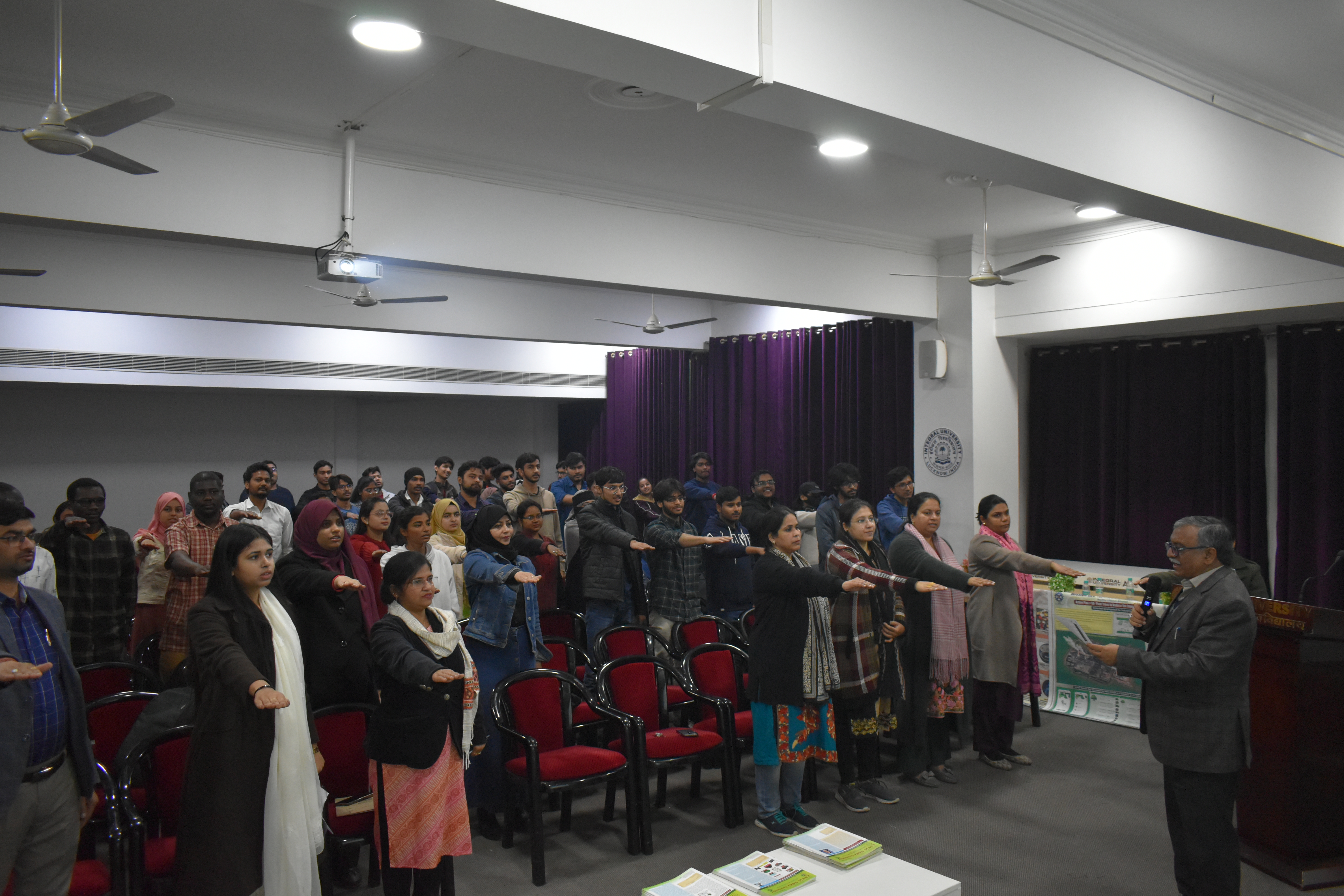Session on Plants and Pollution among the students of Integral University
