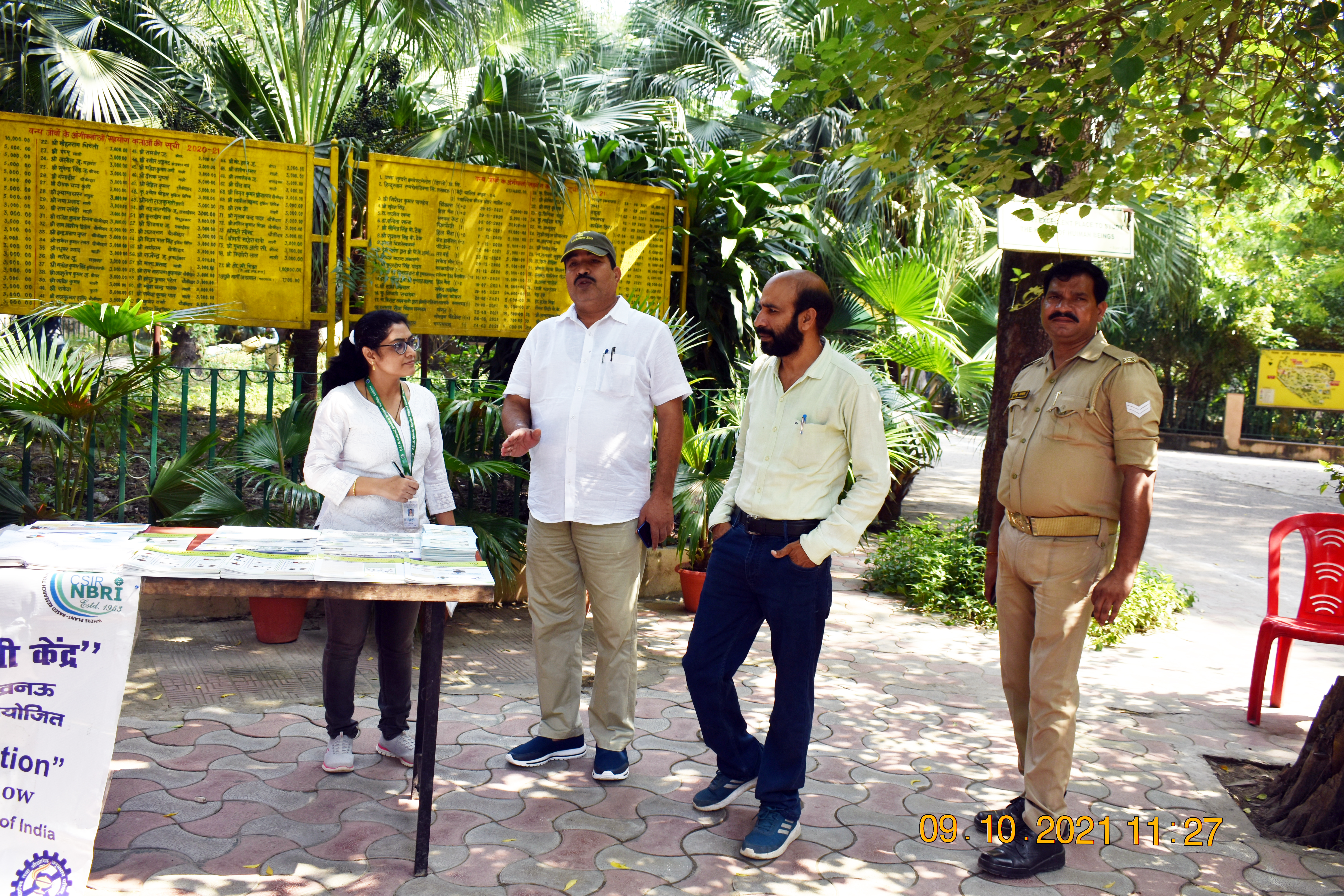 Campaign against single use plastics in Lucknow, Zoological Park