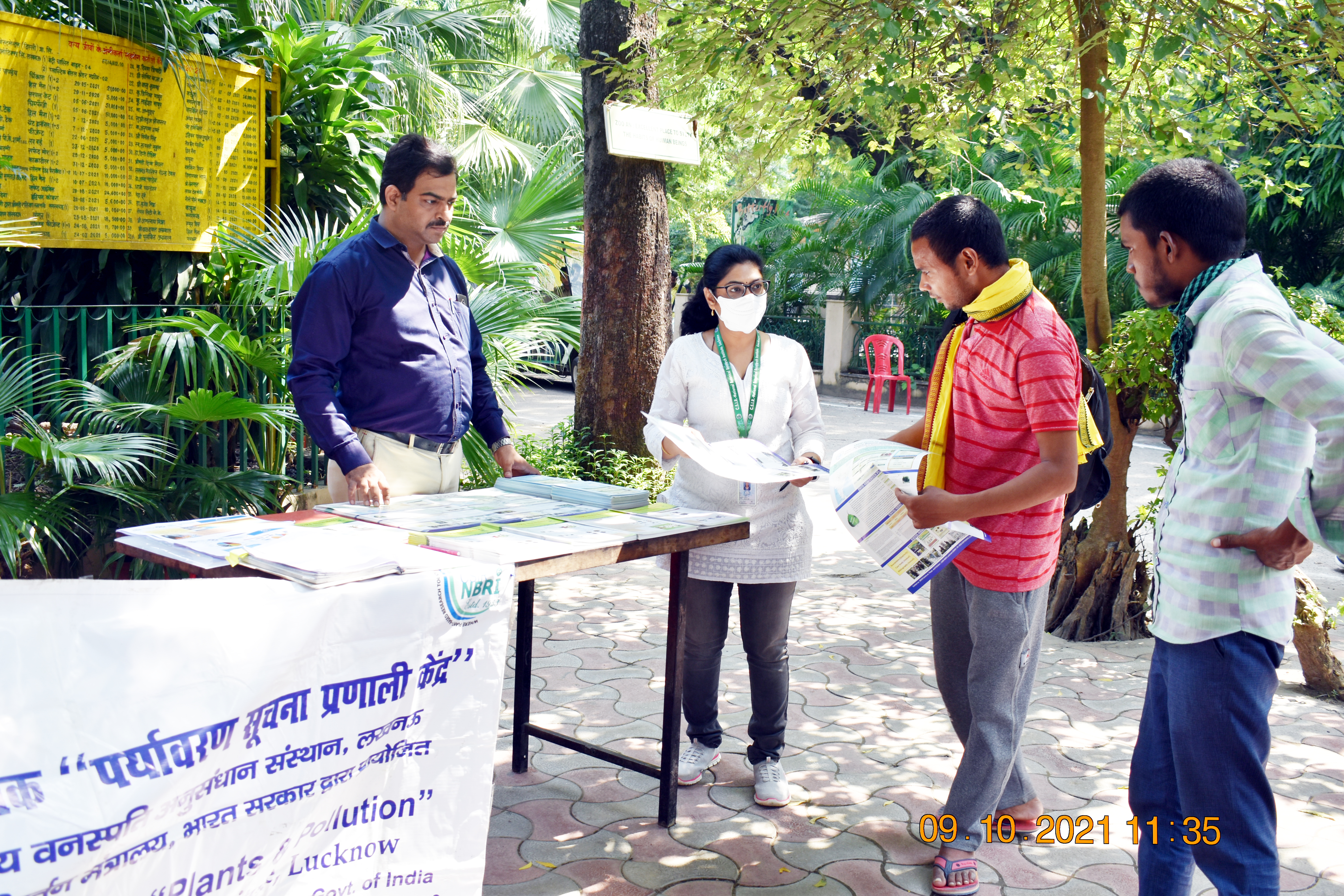 Campaign against single use plastics in Lucknow, Zoological Park