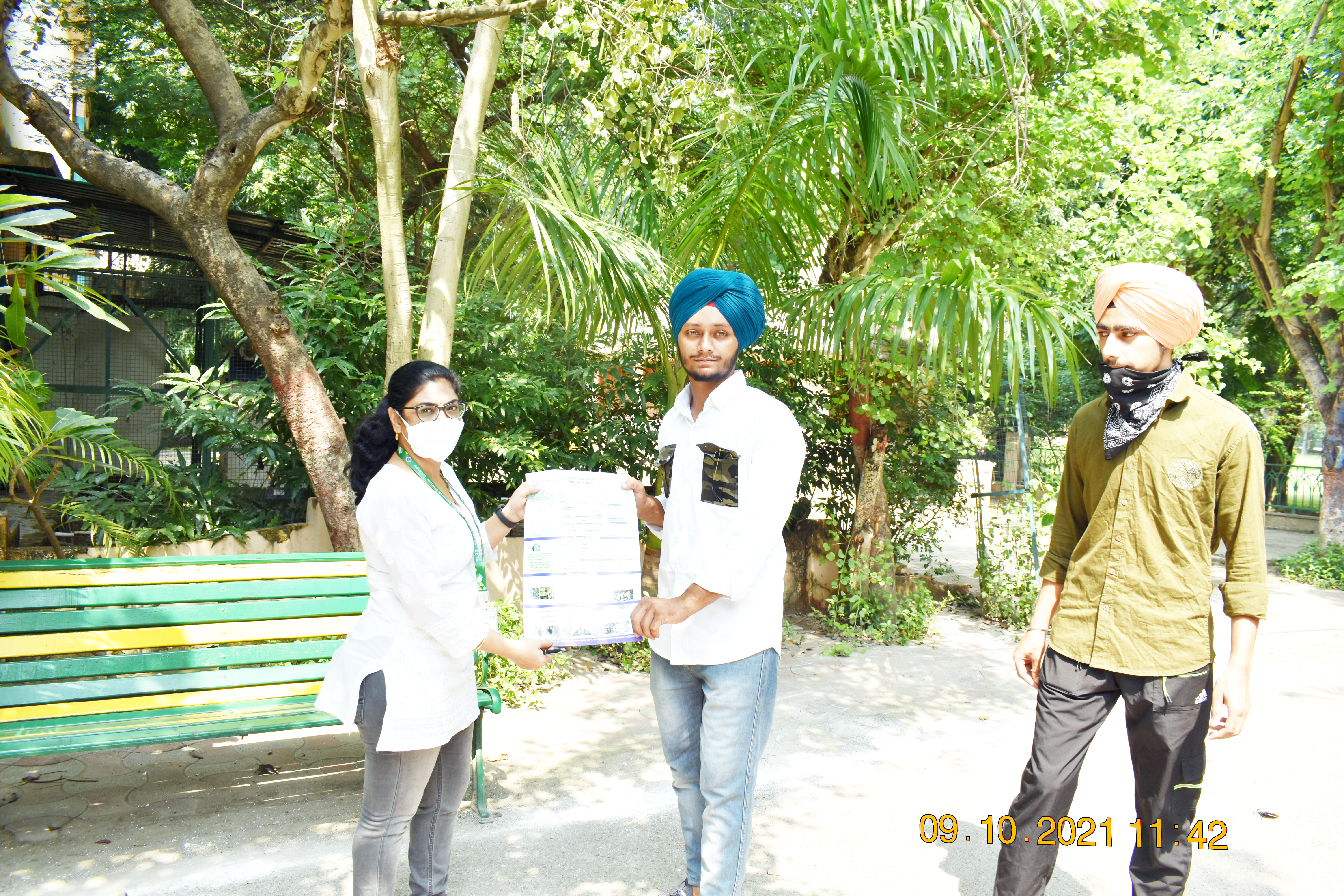 Campaign against single use plastics in Lucknow, Zoological Park