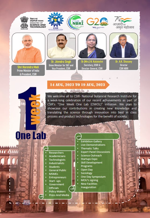  ONE WEEK ONE LAB (14th Aug 2023 - 19th Aug 2023)