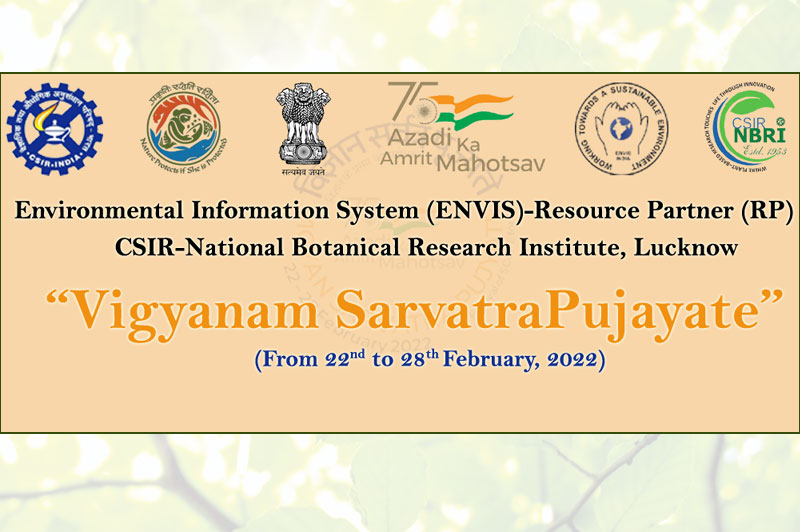 Vigyanam Sarvatra Pujaya-2022 (ENVIS-RP-NBRI)