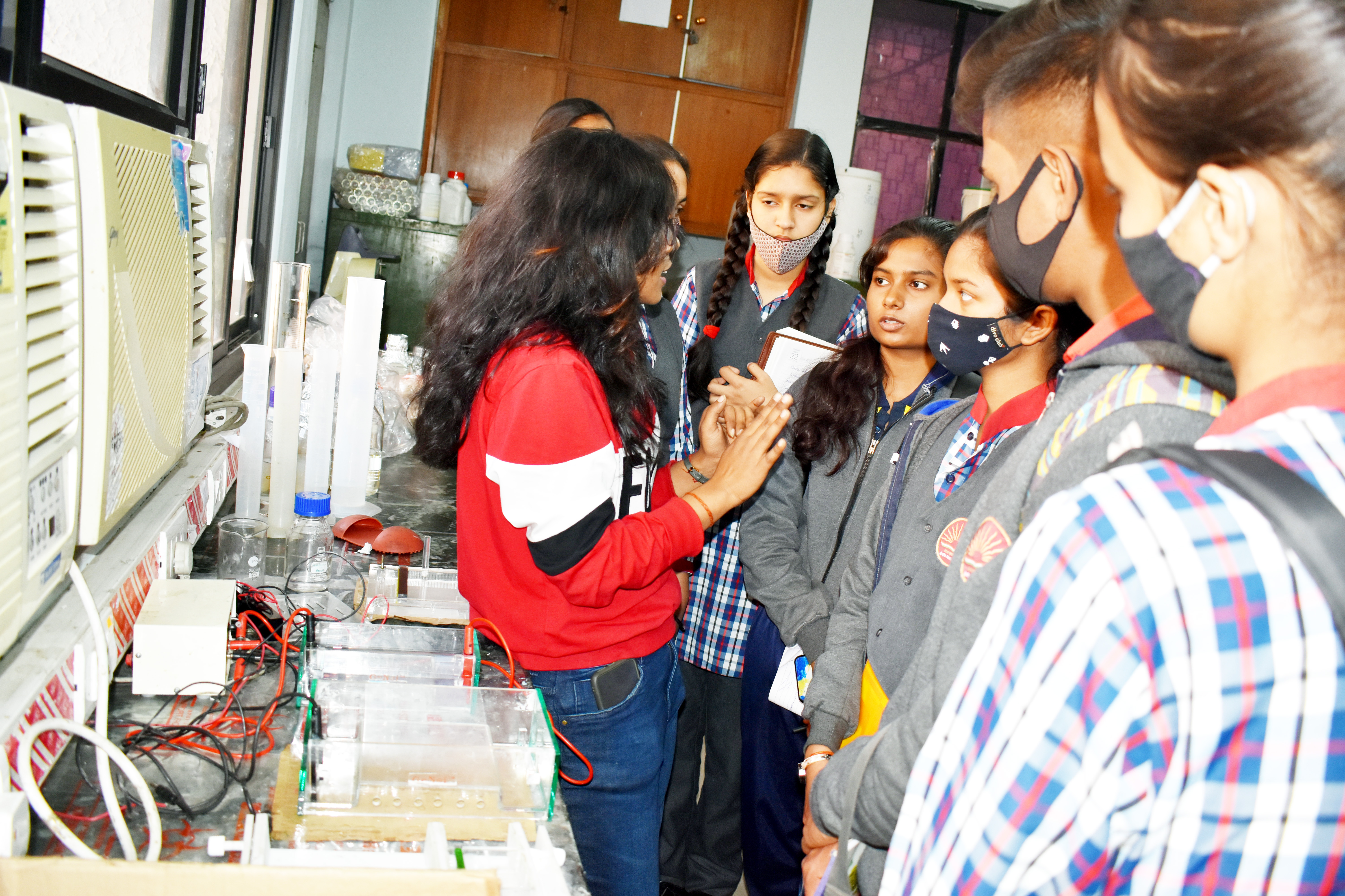 Interaction with students about ENVIS RP-NBRI-2022