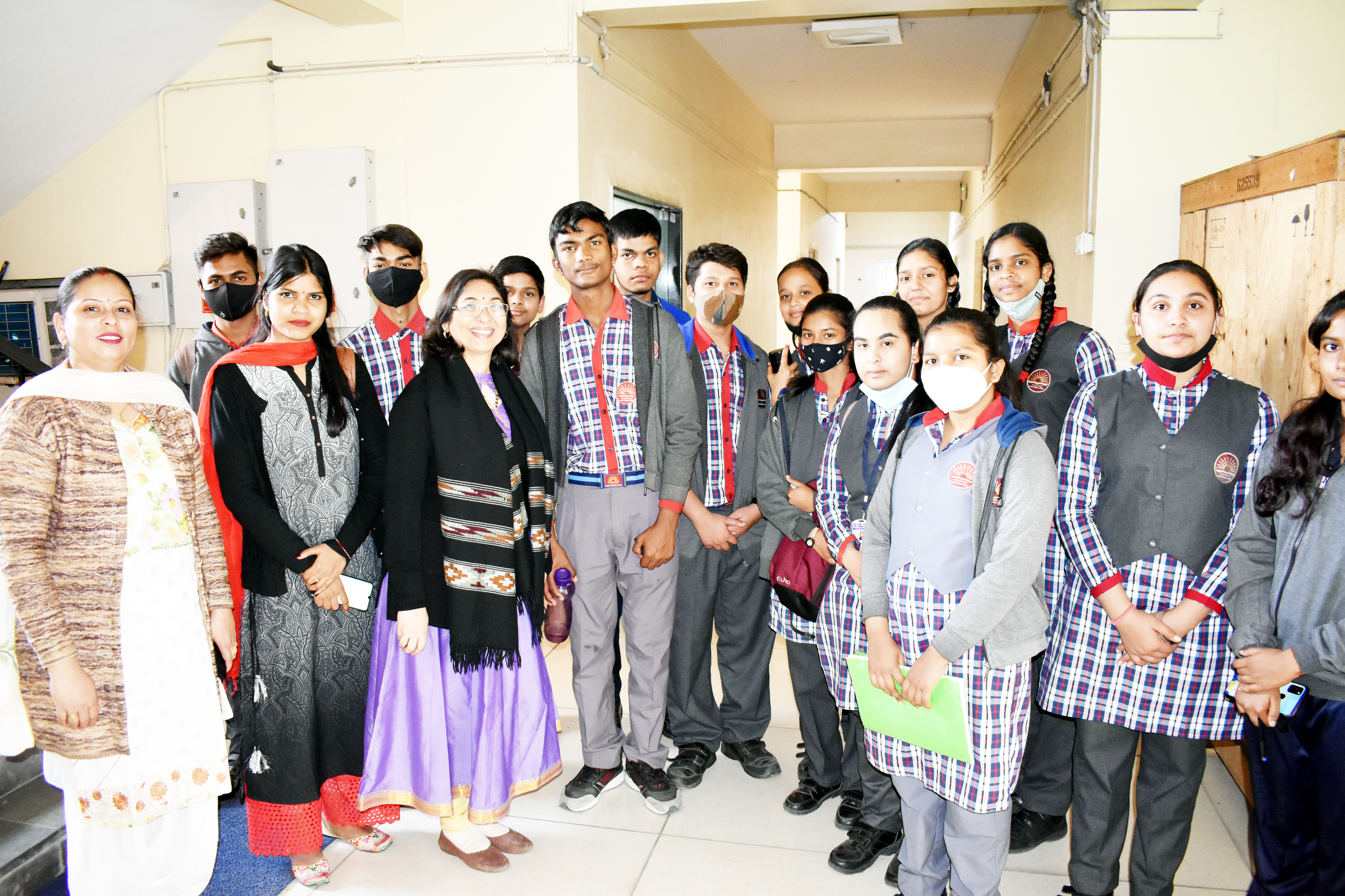 Interaction with students about ENVIS RP-NBRI-2022